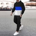 thumbnail image 2 of Akiihool Sweatpant Sets Men 2 Piece Sets Winter Outfits Long Sleeve Drawstring Loose Sweatsuits Suit Set (W,XXL), 2 of 3
