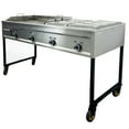 thumbnail image 3 of 65 in. Natural Gas/ Propane Commercial Carritos Taqueros Al Gusto Plancha Taco Carts 60000 BTU, 3 of 15