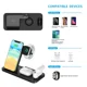 thumbnail image 2 of Cargador inalámbrico, estación de carga inductiva 4 en 1, cargador inalámbrico para teléfono/Samsung/iWatch/AirPods, 2 of 7