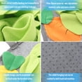 thumbnail image 4 of 1pc Rabbit Foraging Mat Funny Interactive Nose Work Small Animal Feeding Mat, 4 of 7