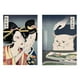 thumbnail image 1 of M-Funny Japanese Woman Yelling At , Canvas Painting Wall Art Poster Print for Home Decor, 1 of 5