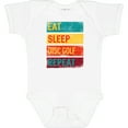 thumbnail image 3 of Inktastic Disc Golfer Eat Sleep Disc Golf Repeat Boys or Girls Baby Bodysuit, 3 of 5