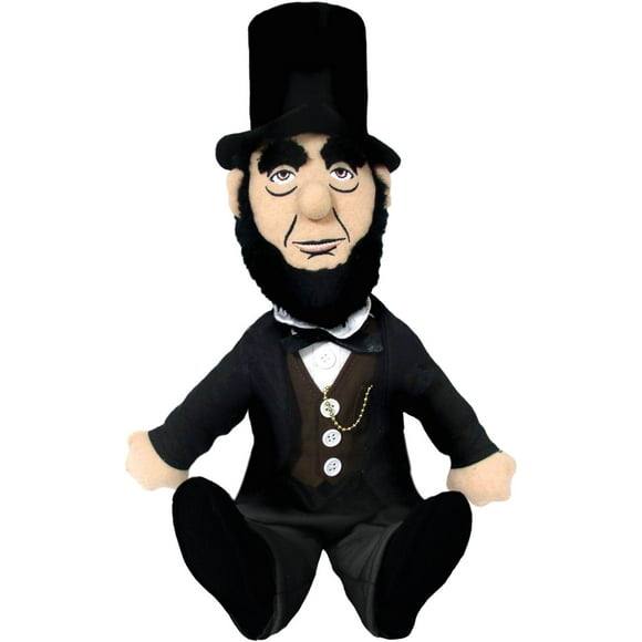 El gremio de filósofos desempleados Abraham Lincoln Little Thinker - Muñeco de peluche suave de 12.0 in