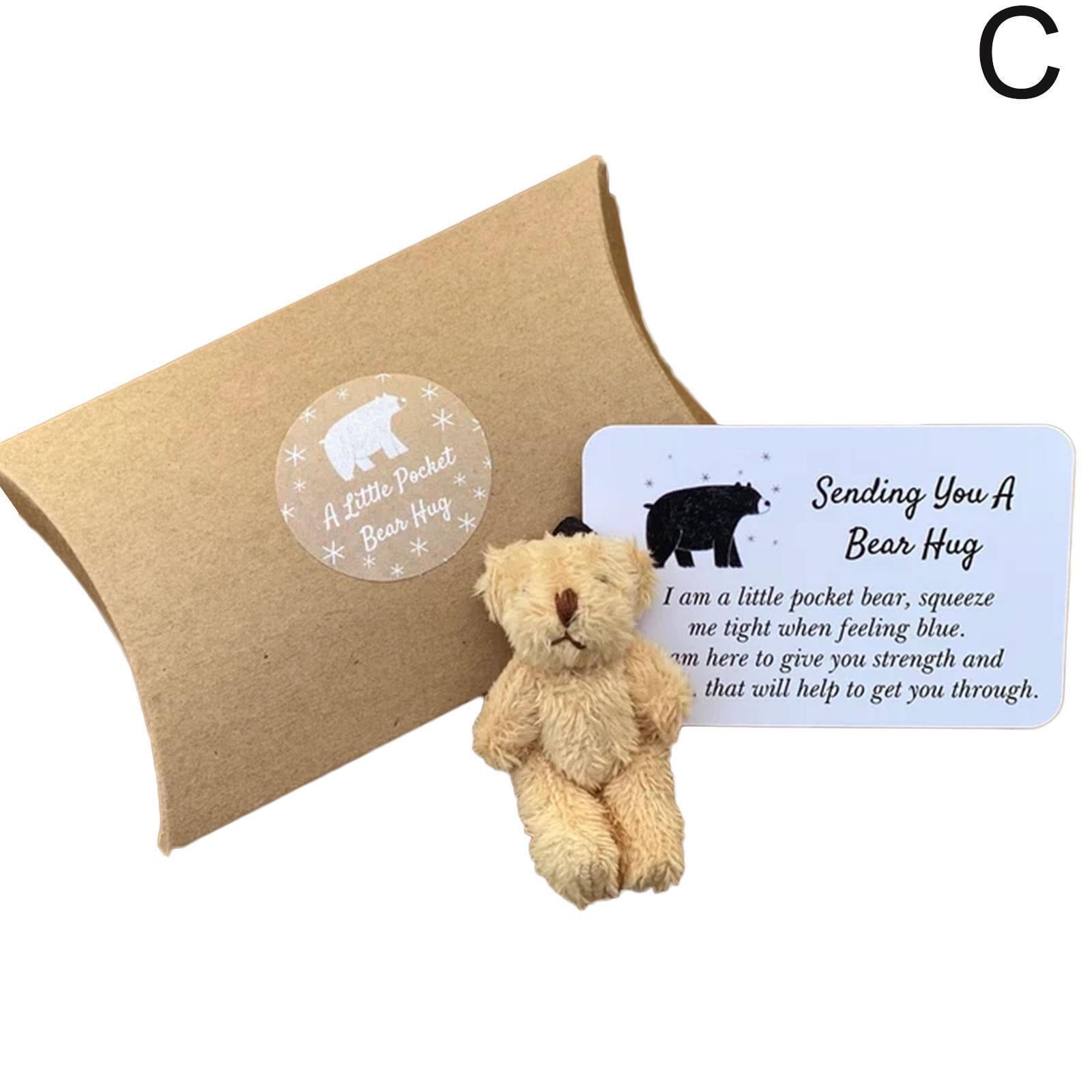 Mini Plush Bears Little Pocket Bears Sending You a Bear Hug, Pocket
