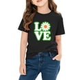 thumbnail image 4 of Xdegoge Kids Girls Daisy Love T-Shirt, Playful Flower-Inspired Graphic Tee for Toddlers and Teens, Lightweight Cotton for Comfort 3-10Y, 4 of 9