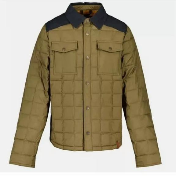 Obermeyer Boys Size TB Wilder Puffy Shirt Jacket Size M Shacket Tundra