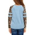 thumbnail image 2 of "Auburet Girls Casual Long Sleeve T Shirts Kids Loose Tunic Tops, Color Block Tee Blouses Size 4-15", 2 of 3