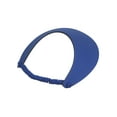 thumbnail image 3 of Top Headwear Women's Cotton Foam Visor- Stretch Sun Protection Hat, 2 PC White/Royal, 3 of 3