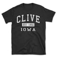 thumbnail image 1 of Clive Iowa Classic Established Men's Cotton T-Shirt, 1 of 1