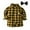 Yellow, variant on TOWED22 Boys Girls Flannel Shirt Jacket Kids Long Sleeve Plaid Button Down Shacket Christmas Coat Top Fall Outwear Clothes(Orange,18-24 M)