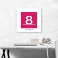 thumbnail image 2 of ARTCANVAS Kids Animal Alphabet Number 8 Eight Numeral Canvas Art Print - Size: 18" x 18" (0.75" Deep), 2 of 9