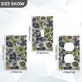 thumbnail image 7 of Yayeee Blank Wall Plate Cover 1-Gang 4.5"x2.7" Home Unused Decorative Outlet, Green Floral, 7 of 7