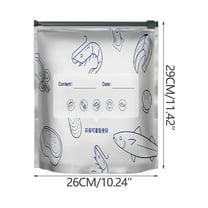 10-Pack Food-Grade Aluminum Foil Sealing Bags, Ziplock Storage Bags for Food, Refrigerator & Freezer Safe, Reusable Sealing Bags for Food Preservation and Storage