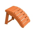 thumbnail image 1 of Furniture Barn USA® Poly Folding Round Ottoman Footrest - Orange, 1 of 1