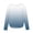 Blue, variant on KyCheLot Girls Long Sleeve Tee Shirts Gradient Color Print Crewneck Loose Side Split Casual Tunic Tops 3-12 Years