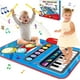 thumbnail image 1 of Juguetes para bebés SBSGV de 1 año: Tapete musical para bebés de 1 a 2 años - Tapete de juego 2 en 1 con piano y tambor - Juguete musical para bebés de 12 a 18 meses, 1 of 5