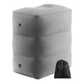 thumbnail image 1 of Reposapiés inflable para avión, cama de avión para niños - Almohada de reposapiés de viaje de altura ajustable - Extensor de asiento de avión para niños pequeños, 1 of 5