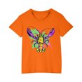 thumbnail image 1 of RXIRUCGD 2025 Vêtements d'Été pour Enfants T-shirt Imprimé Mode Mignon Col Rond Manches Courtes, 1 of 5
