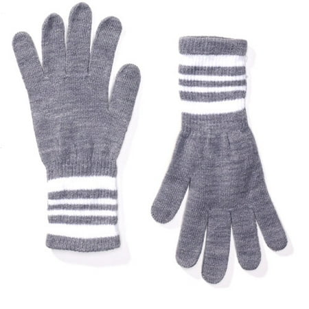 Stripe Knit Gloves