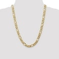 thumbnail image 2 of Leslie's Real 14kt Yellow Gold 8.75mm Flat Figaro Chain; 24 inch; Lobster Clasp; for Adults and Teens; for Women and Men, 2 of 5