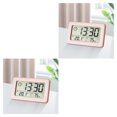 thumbnail image 1 of Matsuzay Digital Alarm Clock Indoor Temperature Hanging Room Home Study Desktop rojo 2piezas, 1 of 1