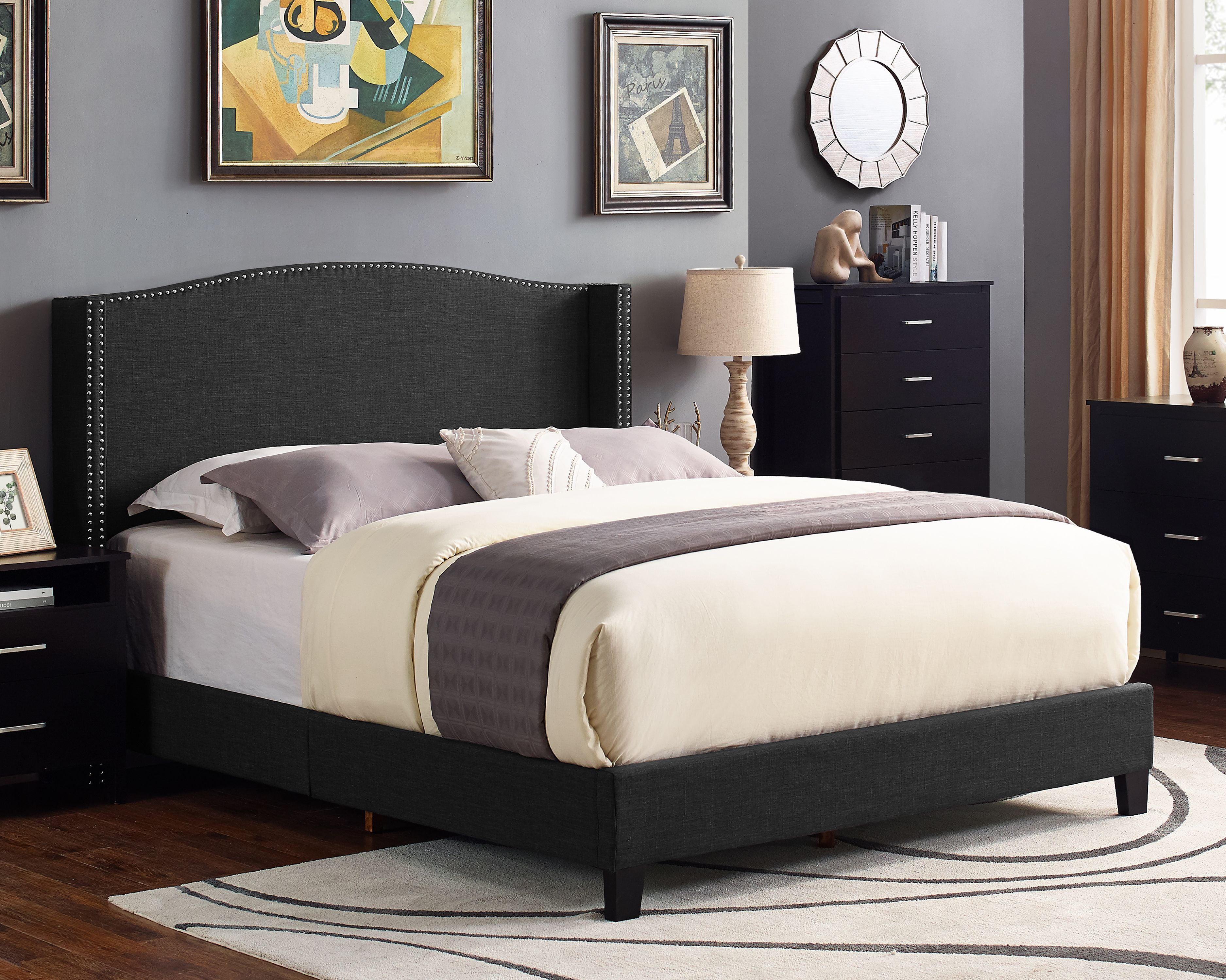 brookfield upholstered king bed mattress