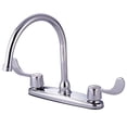 thumbnail image 1 of Kingston Brass KB781 8 in. Kitchen Faucet With Blade Handles, 1 of 1