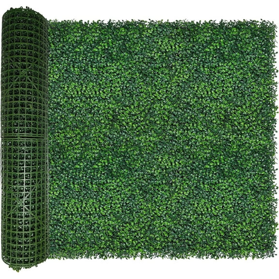 MY.Artificial Ivy Privacy Fence Wall Screen,40X120 in(33.5 sqft) UV-Anti Faux Boxwood Roll Panels Greenery Backdrop Ivy Vine Leaf Hedges Fence Panels for Indoor Outdoor Green Wall Decor