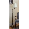 thumbnail image 3 of House Of Troy CL200-AS Club Collection Portable Floor Lamp, Antique Sliver with Off White Soft Shade, 3 of 3