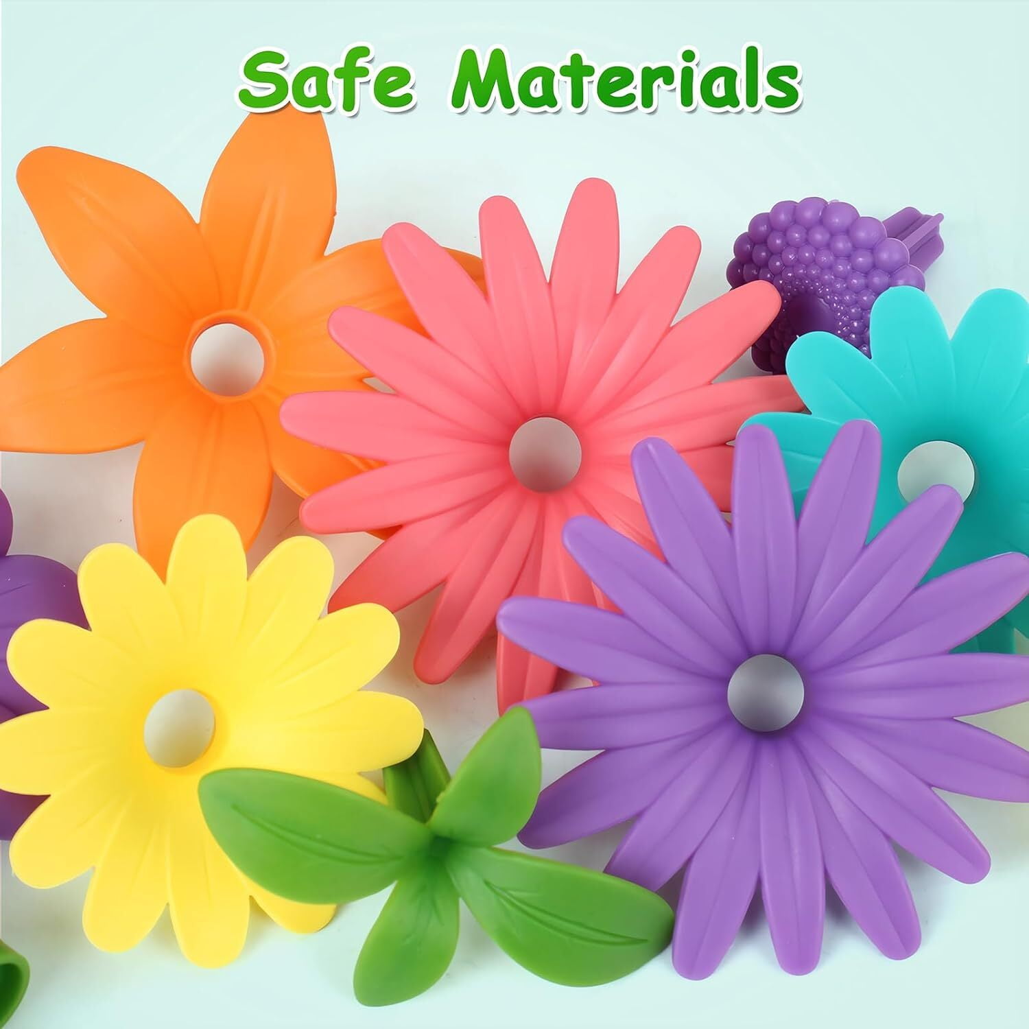 学校で作ったお花たて CENOVE Flower Garden Building Toys, STEM Educational Toys for