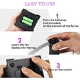LABAKUI-Fly Fans for Tables, Fly Repellent Fan Keep Flies Away, Battery ...