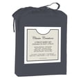 thumbnail image 2 of Cotton House - Ensemble de Draps en Microfibre Infroissable, Format Jumeau, Gris Foncé, 2 of 3
