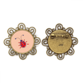 thumbnail image 1 of Dibujo animado, mariquita. Broche de flores, regalo de joyería para mujeres y niñas Unbranded M, 1 of 3