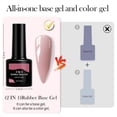 thumbnail image 6 of 7ml Milky Glitter Rubber Base Gel - Semi Gel Nail Polish, Quick-Dry, LED Compatible, DIY Manicure Gel, Rubber Nail Varnish, Milky Pink, Long-Lasting, Gift for Women Easter, St. Makeup Organizers, 6 of 9