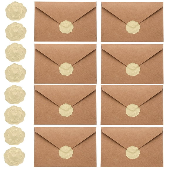 OUNONA 1 Set of Decorative Cards Envelopes Multi-function Invitation Envelopes Wedding Envelopes