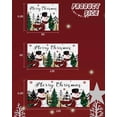 thumbnail image 6 of Garage Door Banner Cover 6 x 13 ft, Christmas Plaid Snowman Stars Xmas Tree Christmas Garage Door Decorations Holiday Christmas Backdrop Decor for Winter New Year Xmas Party, 6 of 6