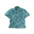 thumbnail image 1 of Chemise de Camp à Manches Courtes Feuille Tropicale Unisexe 1032, 1 of 1