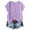 Purple, variant on Blczomt Dressy Womens Summer Blouses V Neck Cute Green T Shirts Plain 2026 Casual,XL