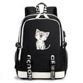 thumbnail image 3 of Adorable Cartoon Cat USB Backpack - Perfect for Kids and Cat Lovers!, 3 of 5