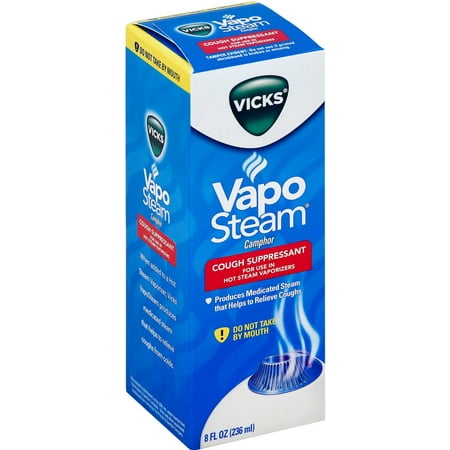 Vicks VapoSteam Cough Suppressant Liquid 8 oz (Pack of