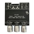 thumbnail image 2 of Placa amplificadora de audio digital, amplificador de potencia digital Bluetooth Placa amplificadora de doble canal estéreo Placa amplificadora de potencia de audio Durabilidad probada en el tiempo, 2 of 14