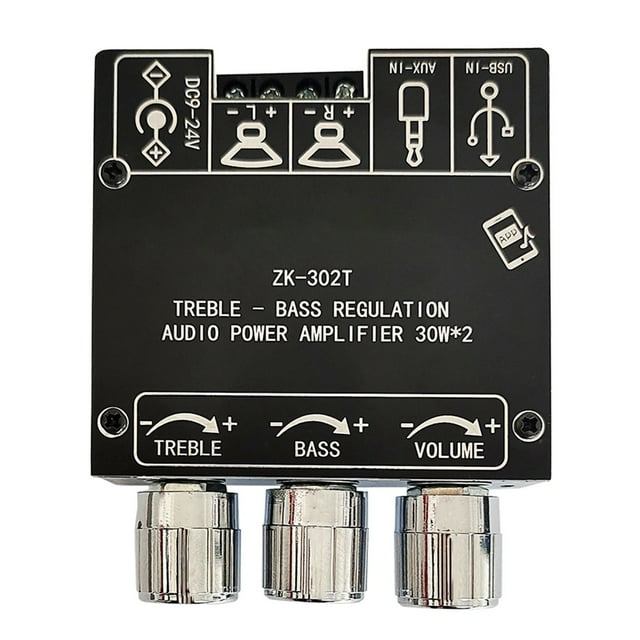 Placa amplificadora de audio digital, amplificador de potencia digital Bluetooth Módulo amplificador de potencia digital Placa amplificadora de potencia de audio Diseño de clase mundial