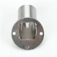 thumbnail image 2 of 2pcs Shower Rod Holder Towel Rod Support Closet Pole Socket Rod End Supports, 2 of 8