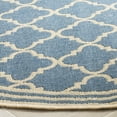 thumbnail image 3 of SAFAVIEH Linden Danny Geometric Runner Rug, Blue/Cream, 2' x 8', 3 of 7