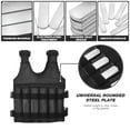 thumbnail image 6 of FELTECHELECTR 12 Pcs Rucking Plate Electroplated Steel Silver for Experienced Runners Workout, 6 of 8
