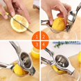 thumbnail image 4 of Toytexx Stainless Steel Lemon Squeezer, Manual Hand Held Citrus Juicer for Home, Kitchen, Bar, Cooking, Cocktails, 4 of 5