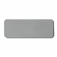 thumbnail image 1 of Abstract Computer Mouse Pad, Art Deco Inspired Triangles Stripes Motif Pattern on Plain Backdrop, Rectangle Non-Slip Rubber Mousepad Large, 31" x 12", White and Charcoal Grey, by Ambesonne, 1 of 2