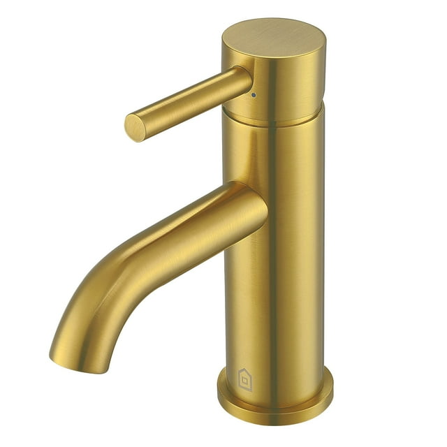 Ancona Valencia Series Single Lever Bathroom Faucet in Brushed Gold