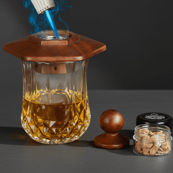Cocktail Smoker Kit with 4 Wood Chips Samplers