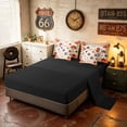 thumbnail image 5 of Manfei Vintage Stars Twin Bedding, July 4th Independence Day Bedding Comforter Set, Red White Blue, Black Reversible 7 Pieces, 5 of 6